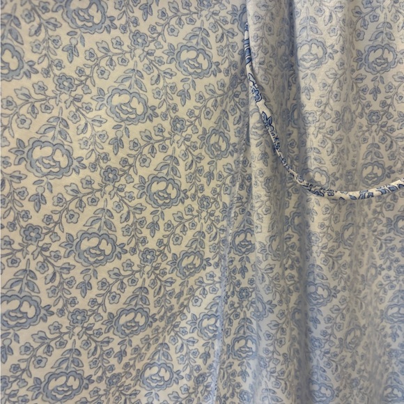 Aria Light Blue Patterned Women's Robe - Picture 5 of 11